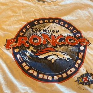 Vintage 1998 Denver Broncos AFC Champions Tee